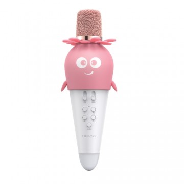 Forever Bluetooth microphone with speaker AMS-200 pink