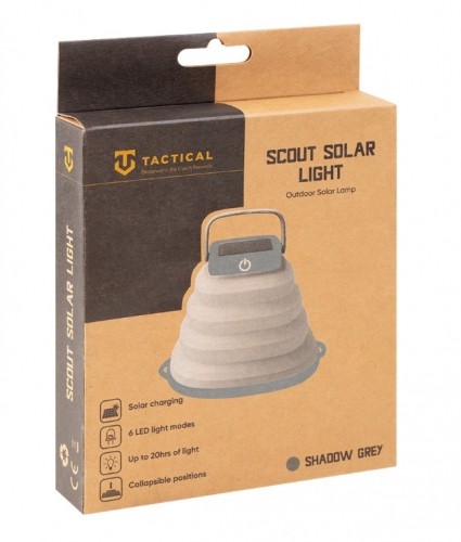 Tactical Scout saules lampa IP67 | salokāma | 500mAh | 6000K image 2