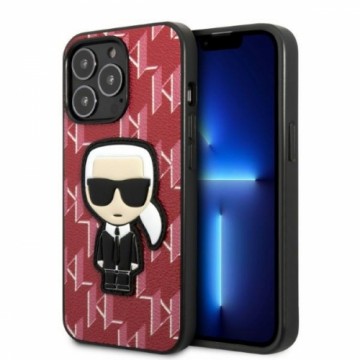 Karl Lagerfeld Monogram Ikonik Case for iPhone 13 Pro Max Red