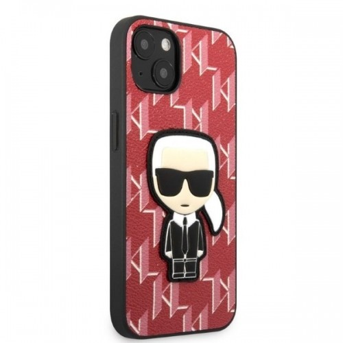 Karl Lagerfeld Monogram Ikonik Case for iPhone 13 Red image 4