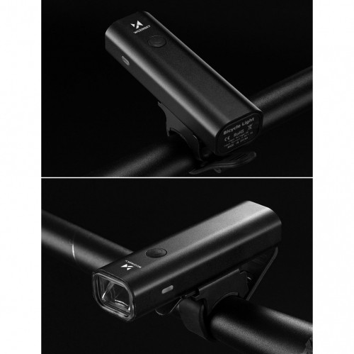 Wozinsky front bicycle lamp USB (up to 200lm) white light 4 operating modes black (WFBLB2) image 3