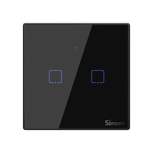 Smart Switch WiFi + RF 433 Sonoff T3 EU TX (2-channel) image 1