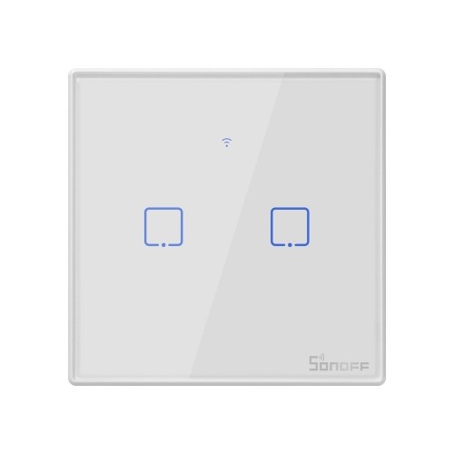 Smart Switch WiFi + RF 433 Sonoff T2 EU TX (2-channel) image 2