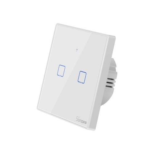 Smart Switch WiFi + RF 433 Sonoff T2 EU TX (2-channel) image 3