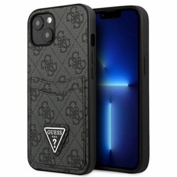 Guess 4G Saffiano Double Card Case for iPhone 13 Black