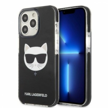 Karl Lagerfeld TPE Choupette Head Case for iPhone 13 Pro Max Black