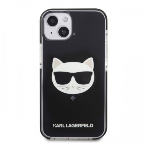 Karl Lagerfeld TPE Choupette Head Case for iPhone 13 Black image 3