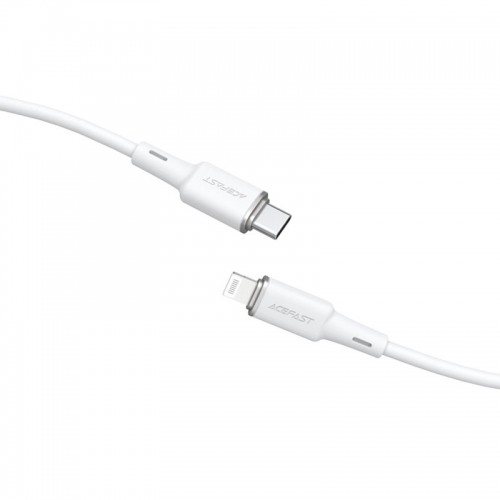 Acefast cable MFI USB Type C - Lightning 1.2m, 30W, 3A white (C2-01 white) image 2