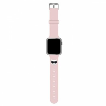 Karl Lagerfeld Choupette Head Watch Strap for Apple Watch 42|44mm Pink
