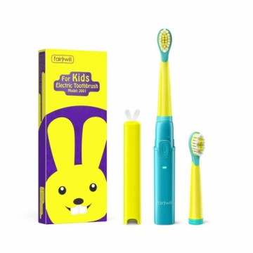 FairyWill Sonic toothbrush with head set FW-2001 (blue|yellow)