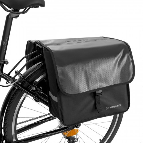 Wozinsky bicycle bag pannier rack 28l black (WBB34BK) image 1