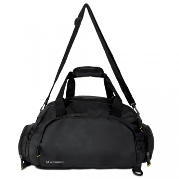 Wozinsky sports bag backpack hand luggage bag 40x20x25 cm for plane black (WSB-B01)