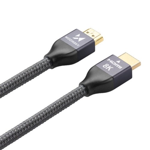 Wozinsky cable HDMI 2.1 8K 60 Hz 48 Gbps | 4K 120 Hz | 2K 144 Hz 5m silver (WHDMI-50) image 2