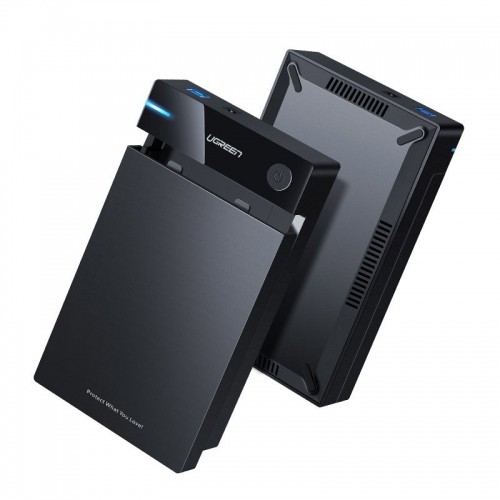 Ugreen HDD 3,5'' hard drive SATA housing case black (50422) image 1