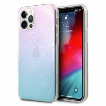GUHCP12L3D4GGBP Guess 3D Raised Cover for iPhone 12 Pro Max 6.7 Gradient Blue