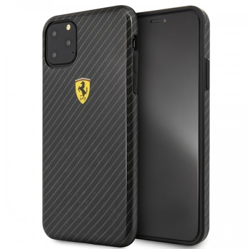 Ferrari Hardcase FESPCHCN65CBBK Силиконовый чехол для Apple iPhone 11 Pro Max Черный image 1