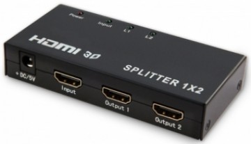 Savio CL-42 Video Sadalītājs HDMI -> 2 x HDMI F,0 | Melns