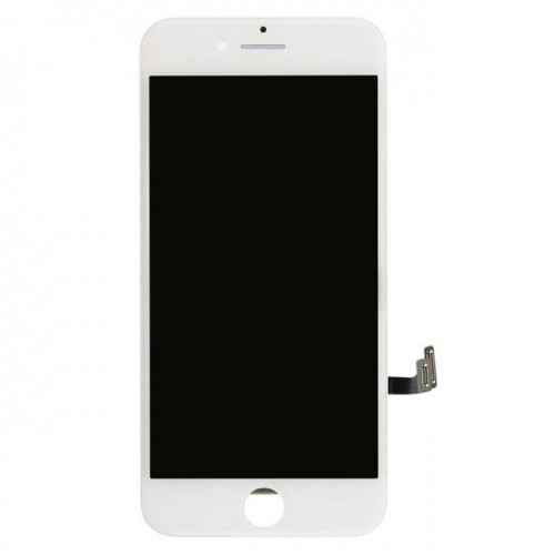 HQ A+ Analogs LCD Skarienjūtīgais Displejs priekš Apple iPhone 8 Pilns modulis Balts image 1