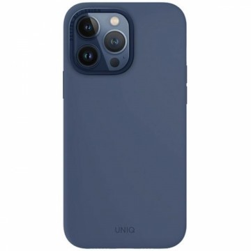 UNIQ etui Lino Hue iPhone 15 Pro Max 6.7" Magclick Charging granatowy|navy blue