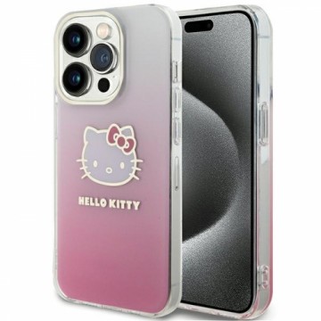Hello Kitty HKHCP15XHDGKEP iPhone 15 Pro Max 6.7" różowy|pink hardcase IML Gradient Electrop Kitty Head