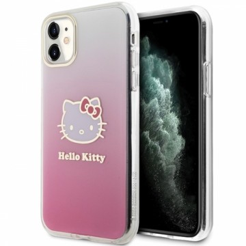 Hello Kitty HKHCN61HDGKEP iPhone 11 | Xr 6.1" różowy|pink hardcase IML Gradient Electrop Kitty Head