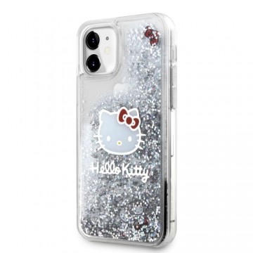 Hello Kitty Liquid Glitter Electroplating Head Logo Case for iPhone 11 Transparent