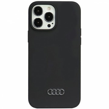 Audi Silicone Case iPhone 13 Pro Max 6.7" czarny|black hardcase AU-LSRIP13PM-Q3|D1-BK