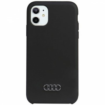 Audi Silicone Case iPhone 12|12 Pro 6.1" czarny|black hardcase AU-LSRIP12P-Q3|D1-BK