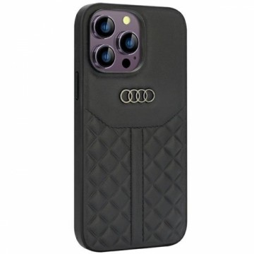Audi Genuine Leather iPhone 14 Pro Max 6.7" czarny|black hardcase AU-TPUPCIP14PM-Q8|D1-BK