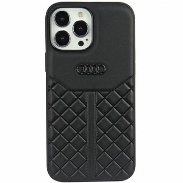 Audi Genuine Leather iPhone 13 Pro Max 6.7" czarny|black hardcase AU-TPUPCIP13PM-Q8|D1-BK