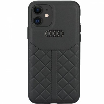 Audi Genuine Leather iPhone 12|12 Pro 6.1" czarny|black hardcase AU-TPUPCIP12P-Q8|D1-BK