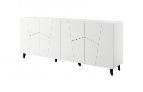 Halmar ETNA chest of drawers white/white image 3