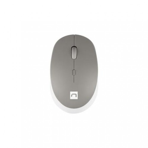 Natec Mouse Harrier 2 	Wireless White/Grey Bluetooth image 1