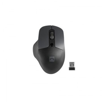 Natec Mouse, BlackBird 2, Silent, Wireless, 1600 DPI, Optical, Black Natec Mouse Black/Gray Wireless