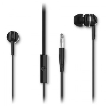 Motorola Headphones Earbuds 105 Built-in microphone In-ear 3.5 mm plug Black