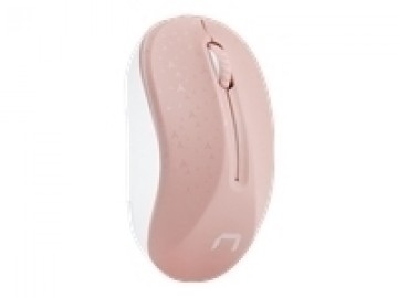 Optiskā pele Natec, 1600DPI, rozā/balta