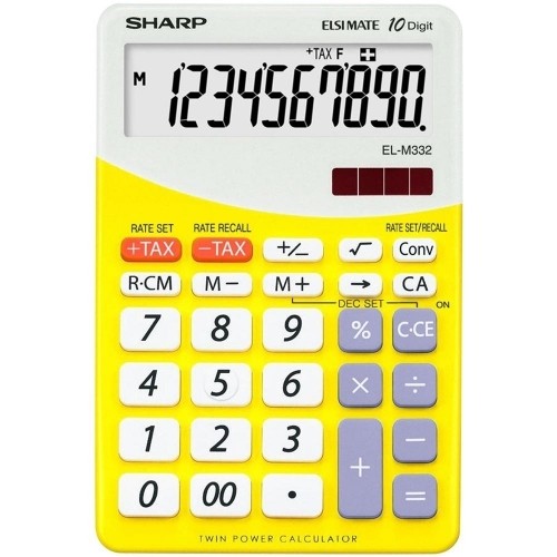 Galda kalkulators Sharp SH-ELM332BYL, dzeltens image 1