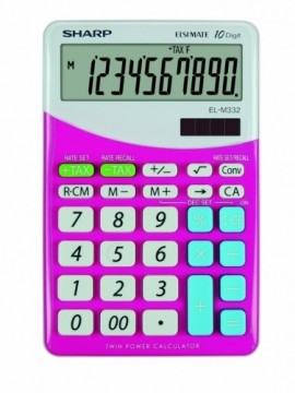 Настольный калькулятор Sharp EL-M332BPK, розовый