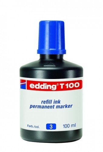 Tinte marķieriem Edding T100, permanenta, melna image 1