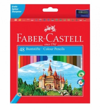 Krāsainie zīmuļi Faber-Castell Classic, 48 krāsas