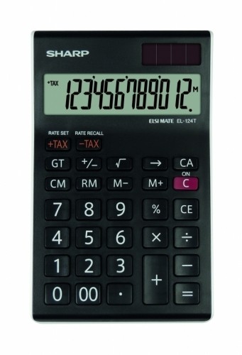 Galda kalkulators Sharp SH-EL124TWH, balts image 1