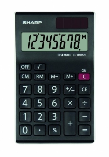 Galda kalkulators Sharp SH-EL310ANWH, balts image 1