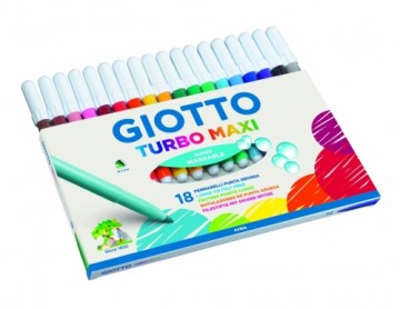 Fila Flomasteri Giotto Turbo Maxi 18 krāsas