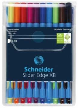 Lodīšu pildspalva Schneider Slider Edge XB 10gab, asorti