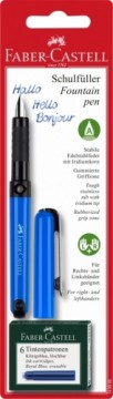 Tintes pildspalva Faber-Castell, 1 pildspalva+tinte, zila
