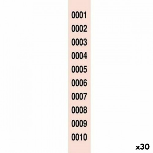 Bigbuy Office Loterijas numuru lentītes 1-2000 (30 gb.) image 1