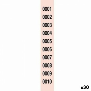 Bigbuy Office Полосы для лотерейных номеров 1-2000 (30 штук)