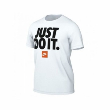 Vīriešu Krekls ar Īsām Piedurknēm Nike JDI VERDIAGE DZ2989 100  Balts