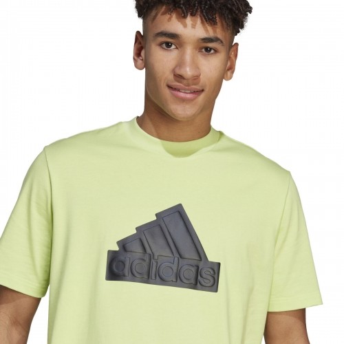 Vīriešu Krekls ar Īsām Piedurknēm Adidas  BOST T IN1627 Zaļš image 3