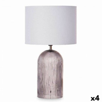 Gift Decor Настольная лампа Лучи 40 W Серый Стеклянный 25,5 x 43,5 x 25,5 cm (4 штук)
